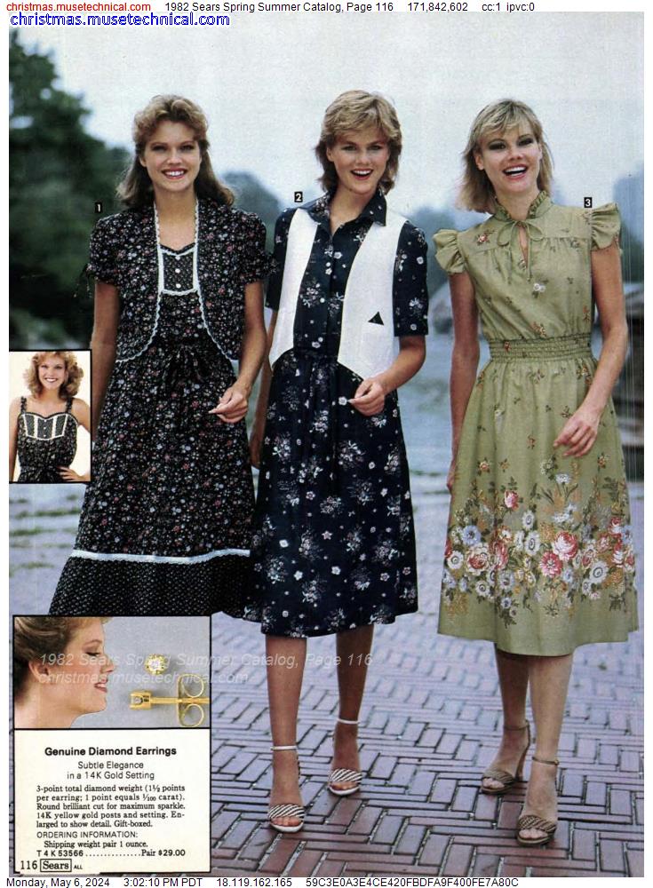 1982 Sears Spring Summer Catalog, Page 116