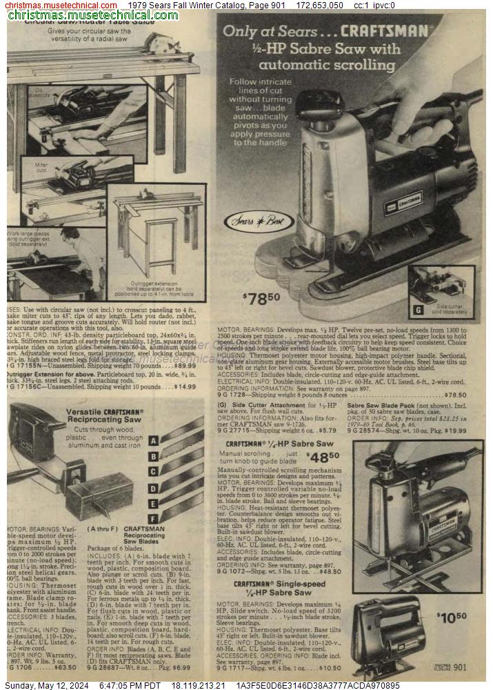 1979 Sears Fall Winter Catalog, Page 901