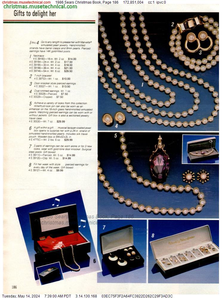 1986 Sears Christmas Book, Page 186
