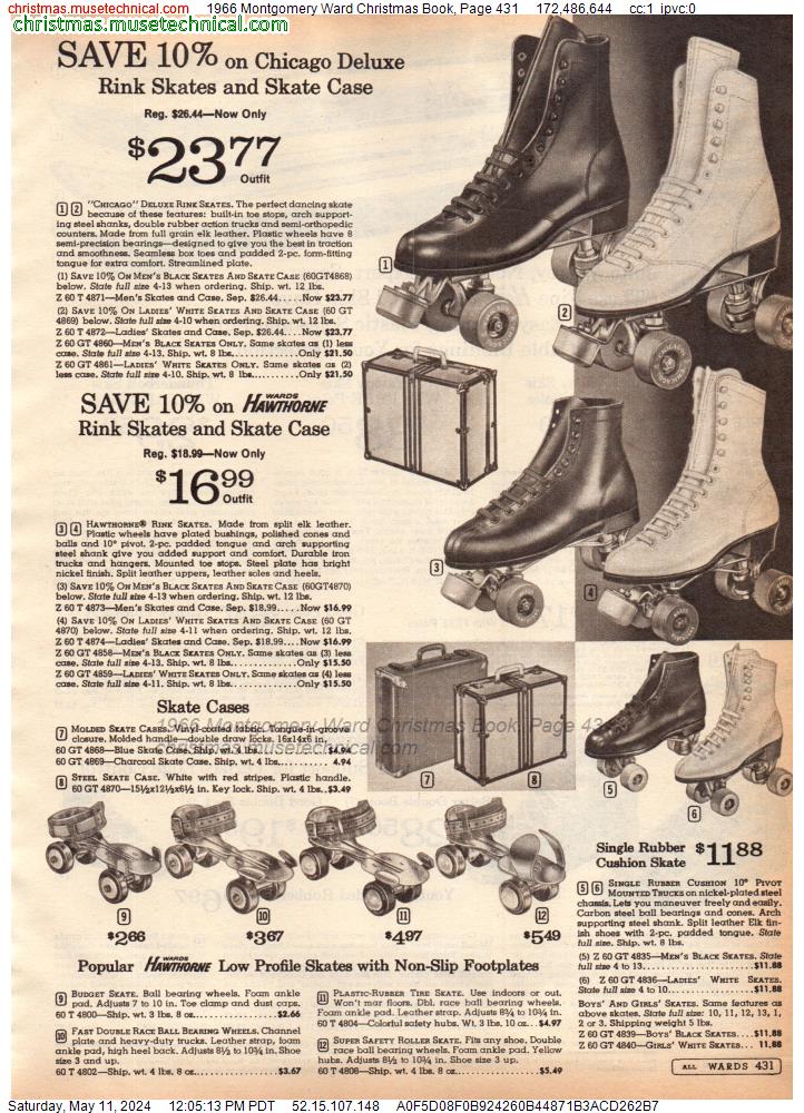 1966 Montgomery Ward Christmas Book, Page 431