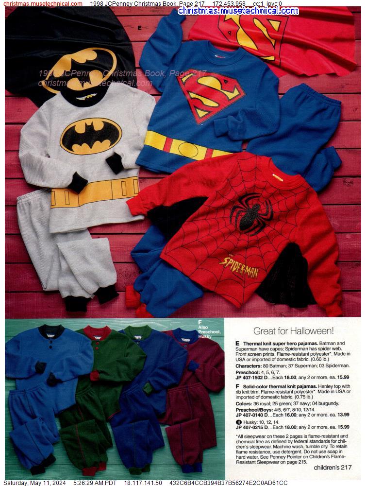 1998 JCPenney Christmas Book, Page 217
