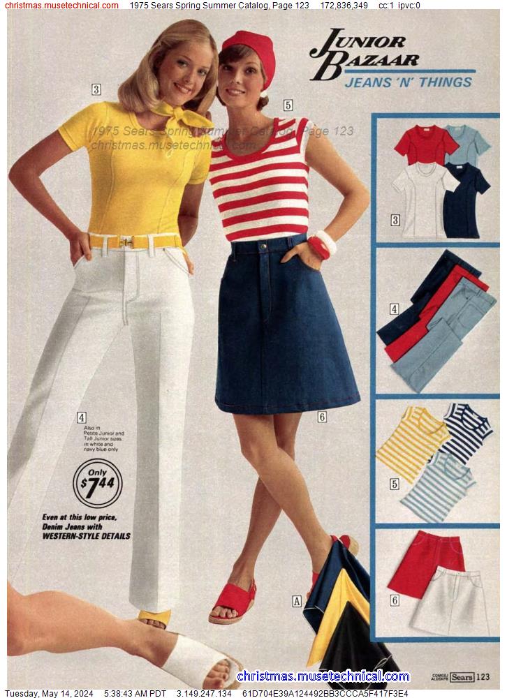 1975 Sears Spring Summer Catalog, Page 123