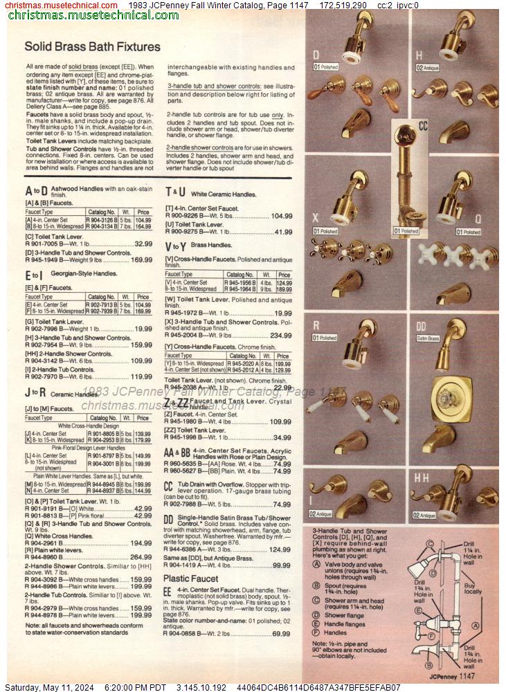 1983 JCPenney Fall Winter Catalog, Page 1147