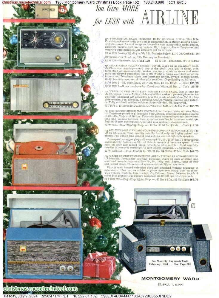 1960 Montgomery Ward Christmas Book, Page 452