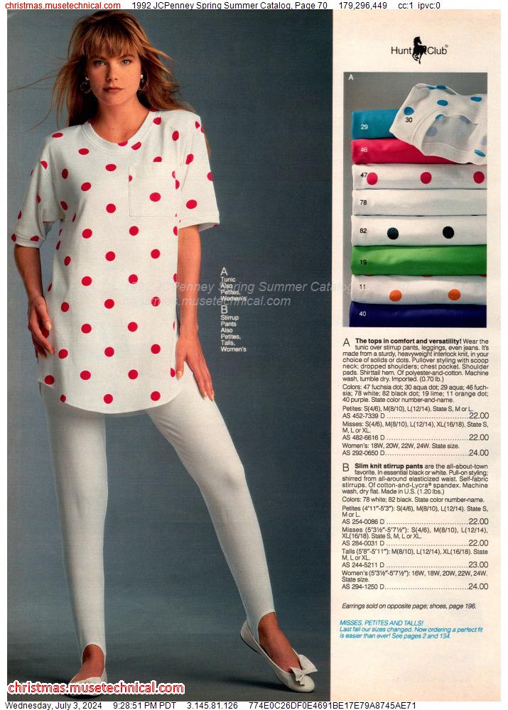1992 JCPenney Spring Summer Catalog, Page 70