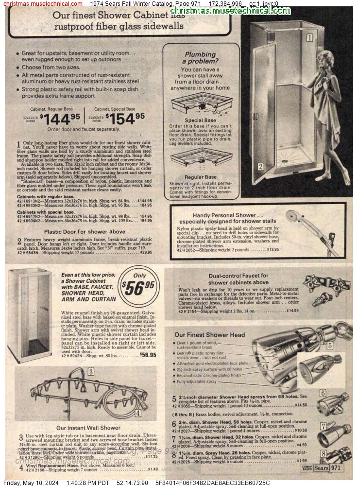 1974 Sears Fall Winter Catalog, Page 971