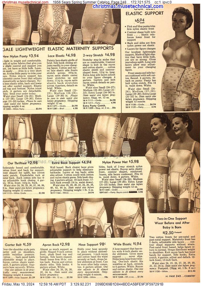 1956 Sears Spring Summer Catalog, Page 248