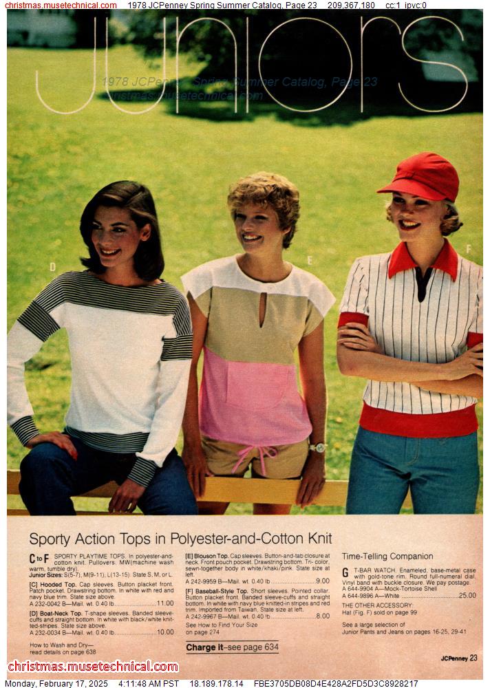 1978 JCPenney Spring Summer Catalog, Page 23