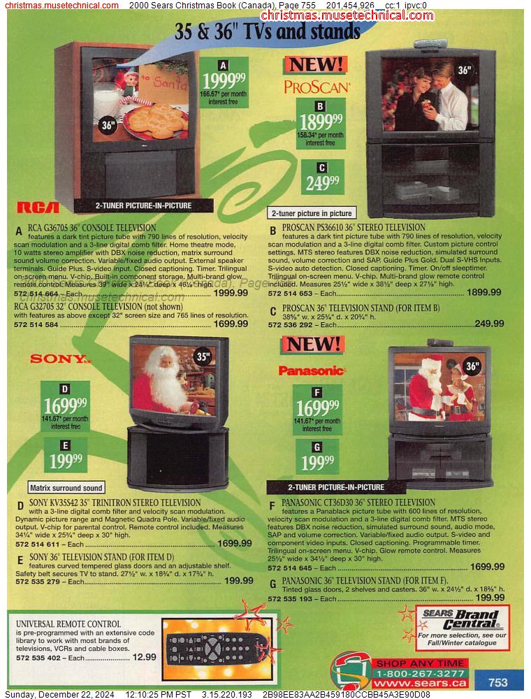 2000 Sears Christmas Book (Canada), Page 755