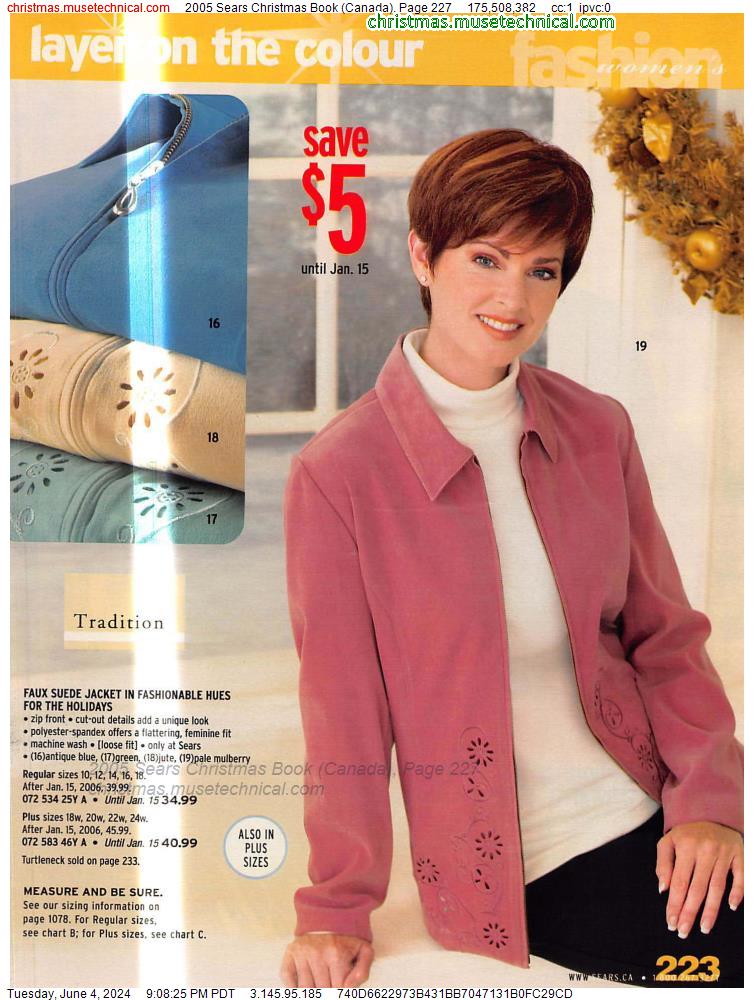 2005 Sears Christmas Book (Canada), Page 227