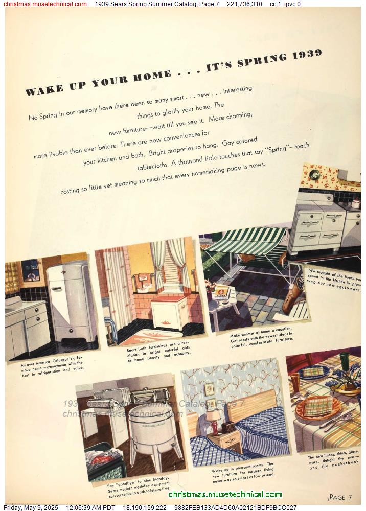 1939 Sears Spring Summer Catalog, Page 7