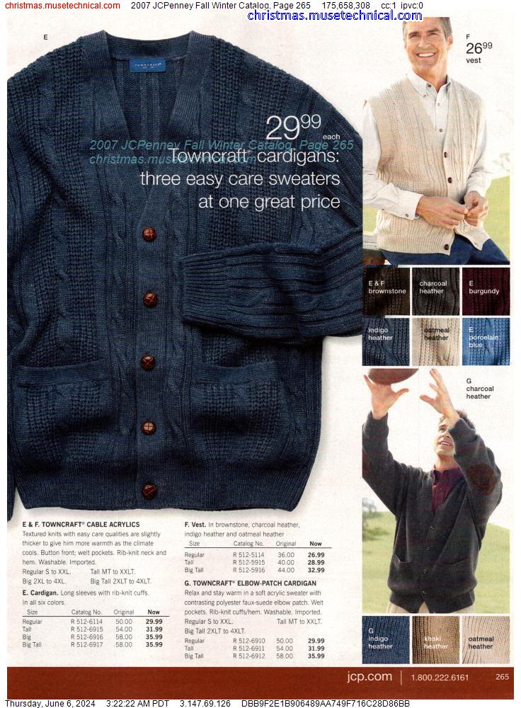 2007 JCPenney Fall Winter Catalog, Page 265