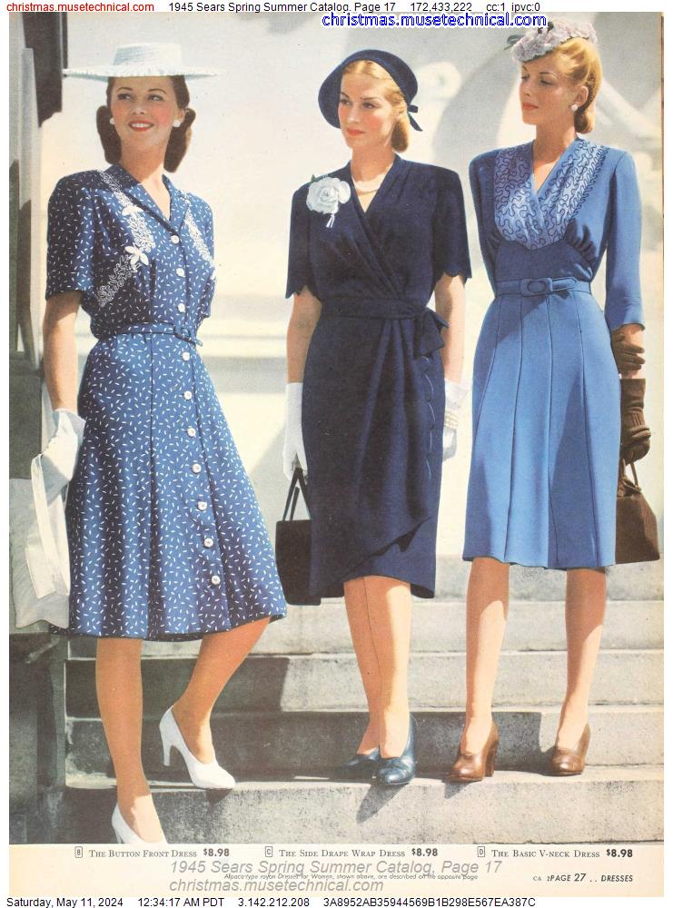 1945 Sears Spring Summer Catalog, Page 17