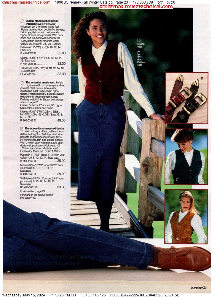 1990 JCPenney Fall Winter Catalog, Page 23