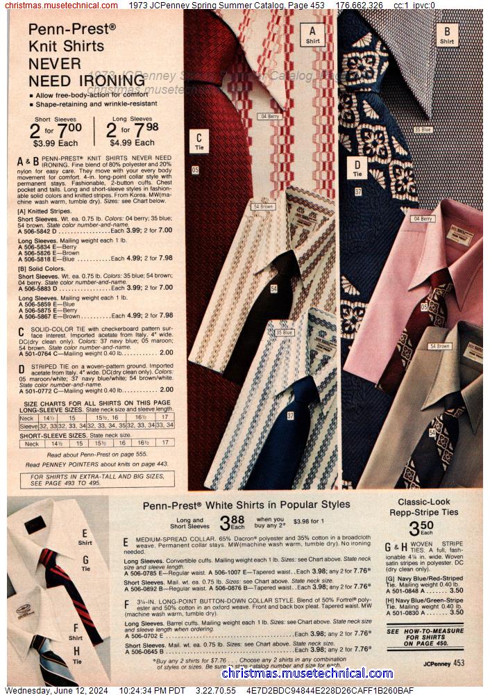 1973 JCPenney Spring Summer Catalog, Page 453