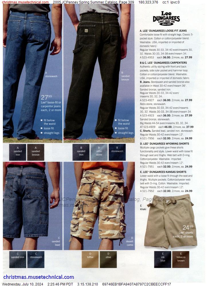 2005 JCPenney Spring Summer Catalog, Page 309