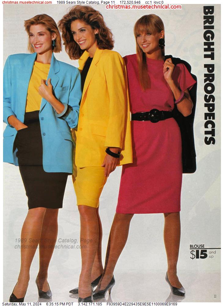 1989 Sears Style Catalog, Page 11