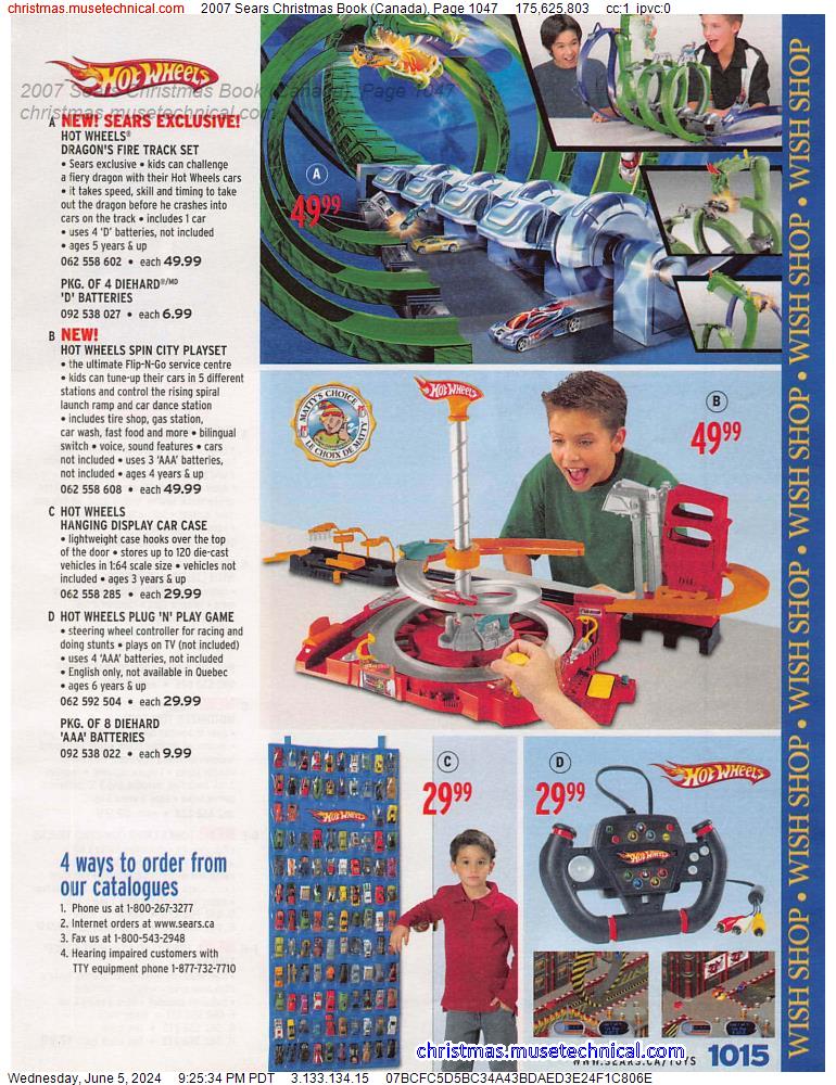 2007 Sears Christmas Book (Canada), Page 1047