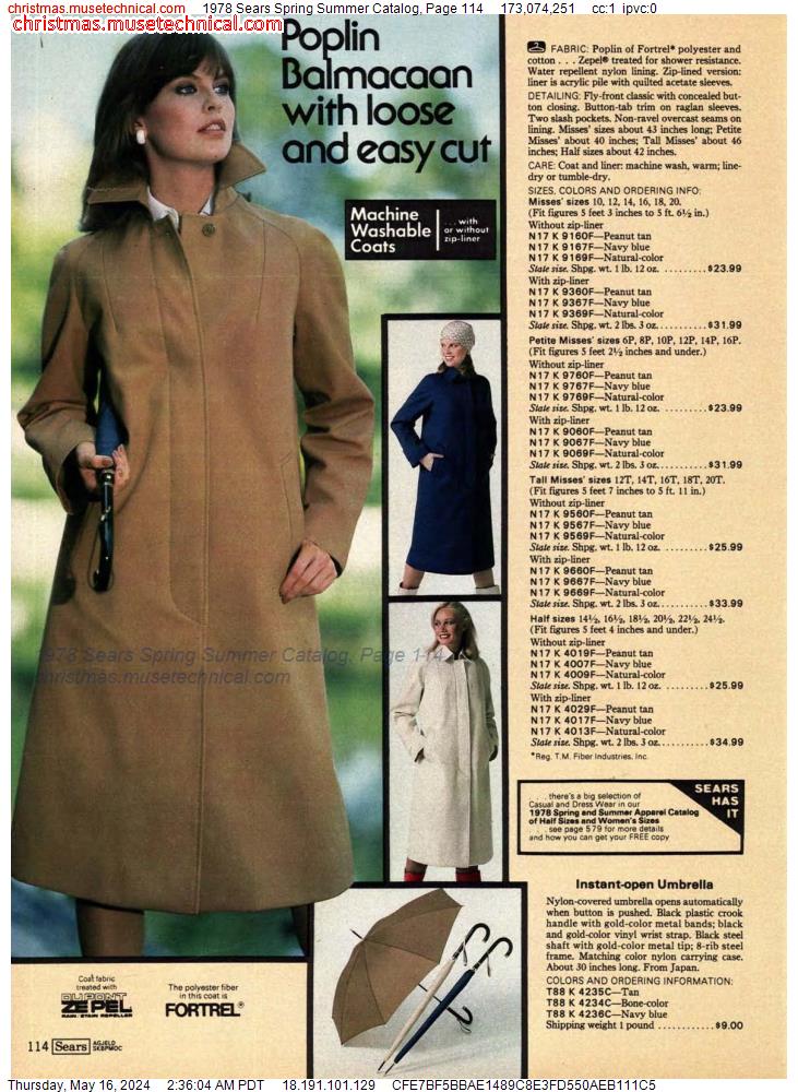 1978 Sears Spring Summer Catalog, Page 114