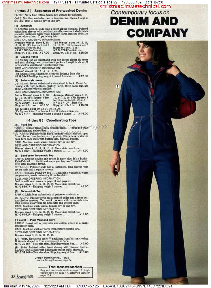 1977 Sears Fall Winter Catalog, Page 32