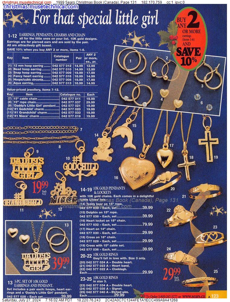 1999 Sears Christmas Book (Canada), Page 131