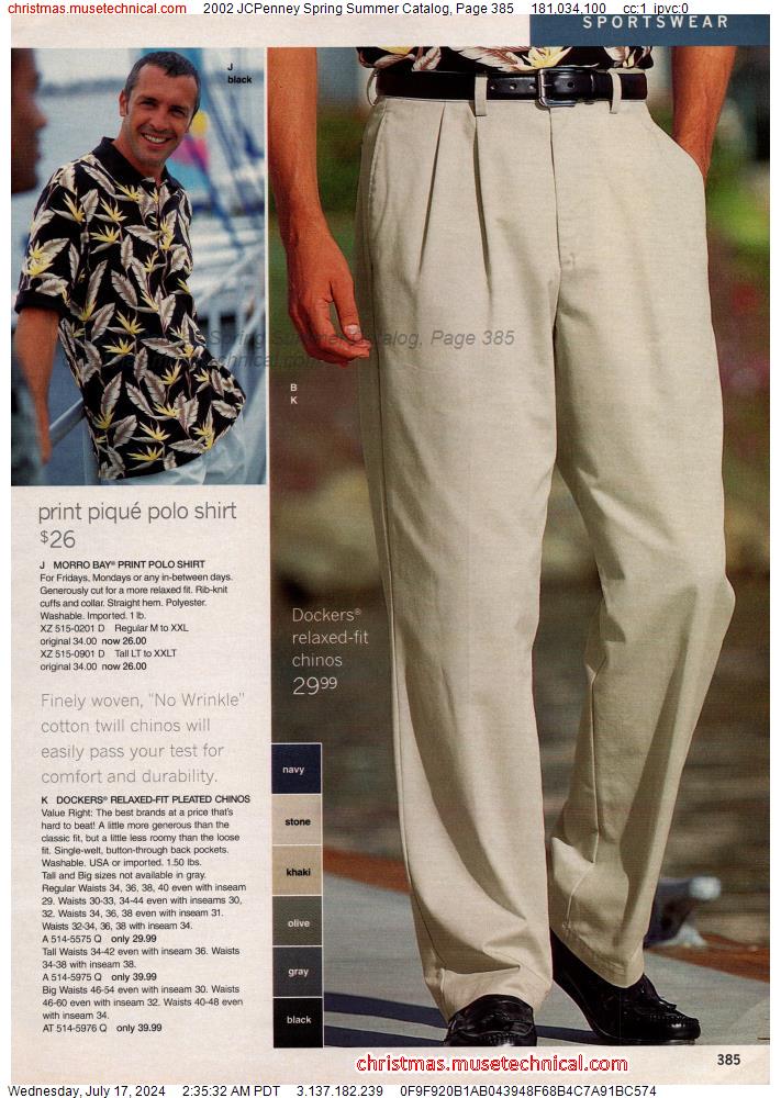 2002 JCPenney Spring Summer Catalog, Page 385
