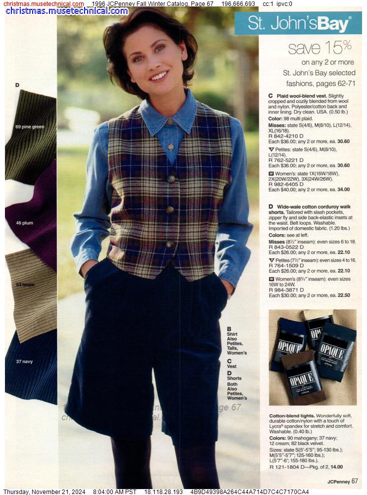 1996 JCPenney Fall Winter Catalog, Page 67