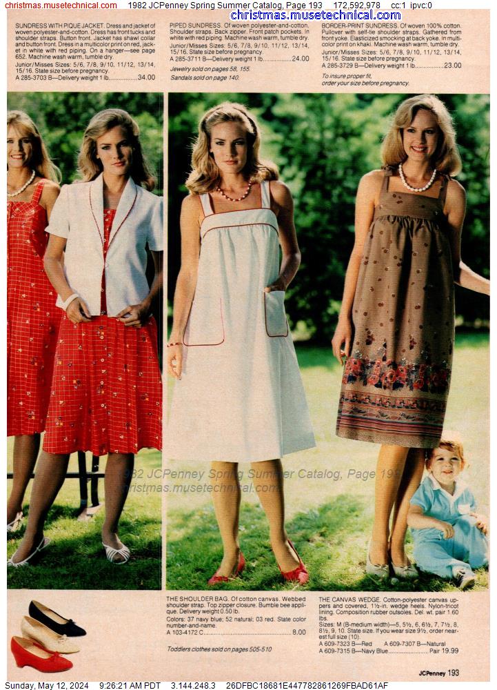 1982 JCPenney Spring Summer Catalog, Page 193