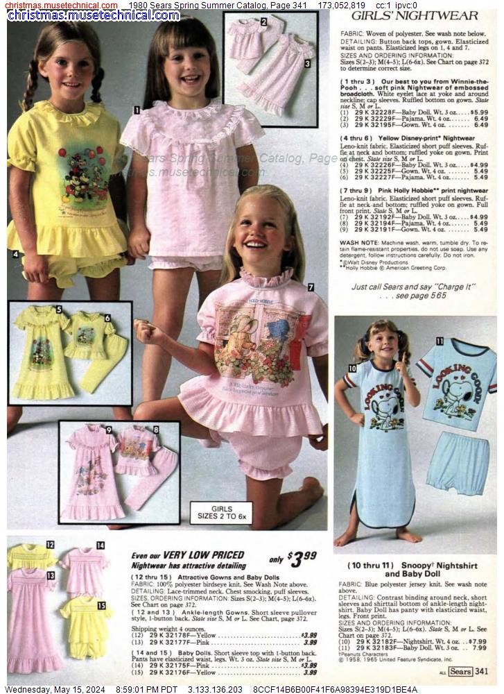 1980 Sears Spring Summer Catalog, Page 341
