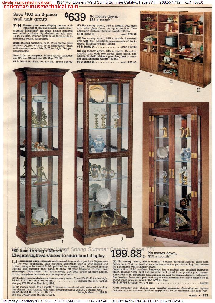 1984 Montgomery Ward Spring Summer Catalog, Page 771