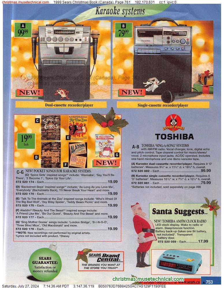 1999 Sears Christmas Book (Canada), Page 761