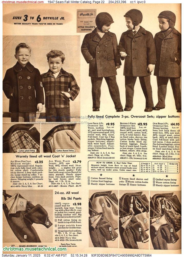 1947 Sears Fall Winter Catalog, Page 22