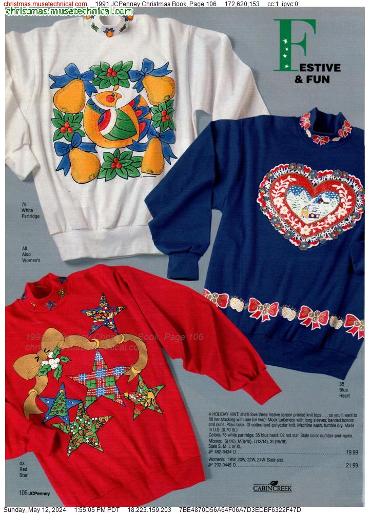 1991 JCPenney Christmas Book, Page 106