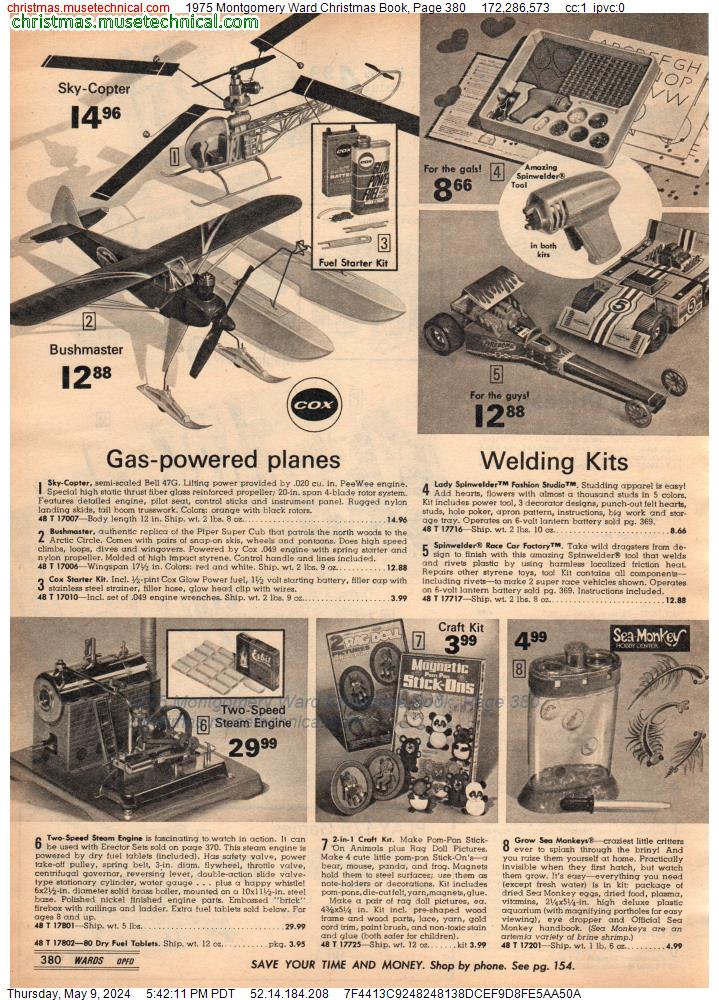 1975 Montgomery Ward Christmas Book, Page 380