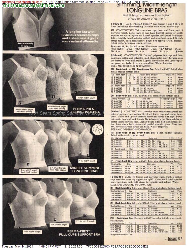 1981 Sears Spring Summer Catalog, Page 237