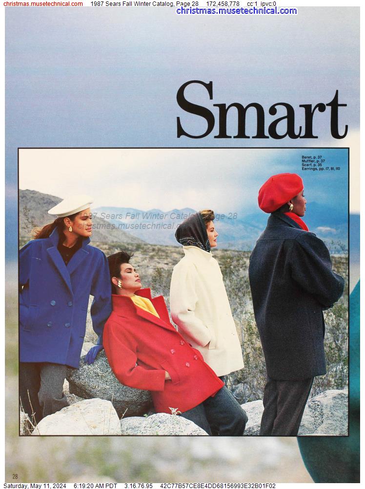 1987 Sears Fall Winter Catalog, Page 28