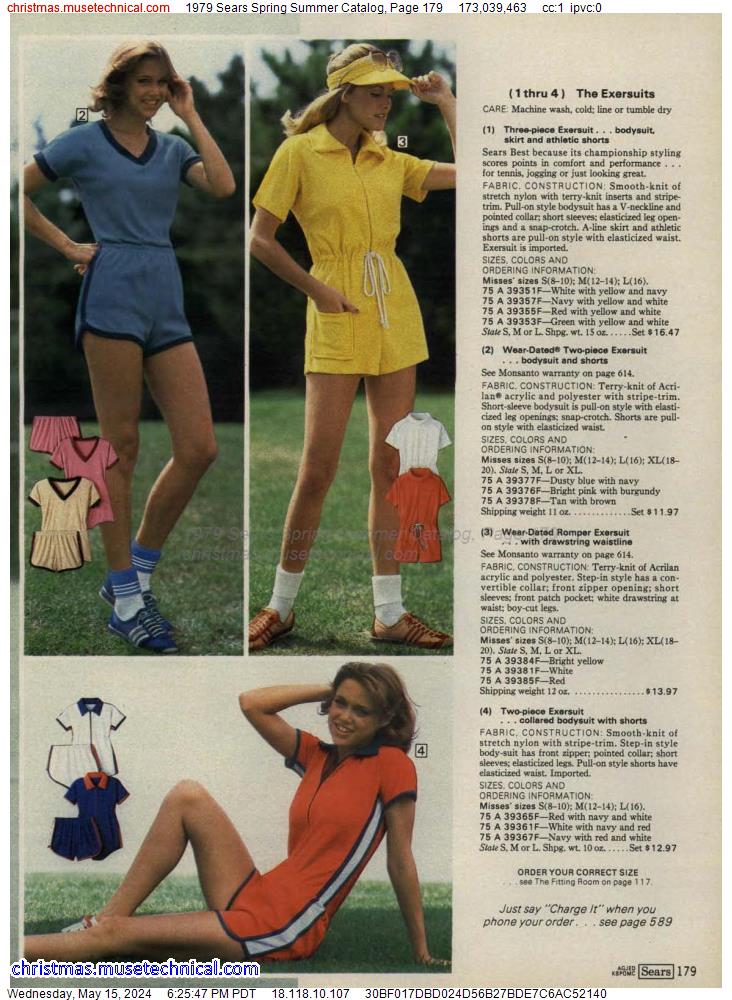 1979 Sears Spring Summer Catalog, Page 179