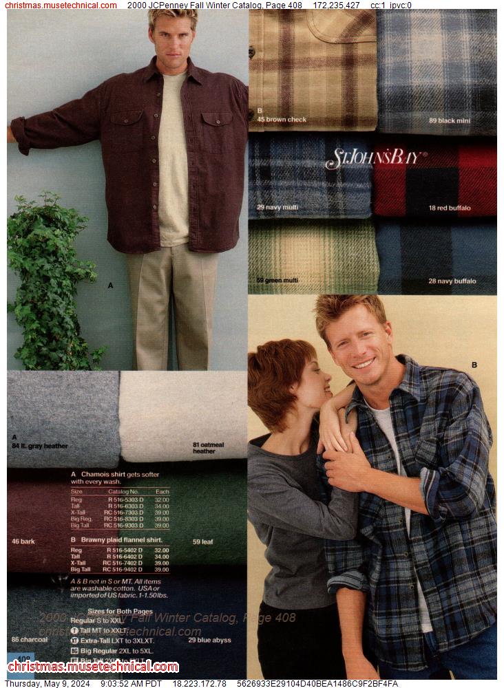 2000 JCPenney Fall Winter Catalog, Page 408
