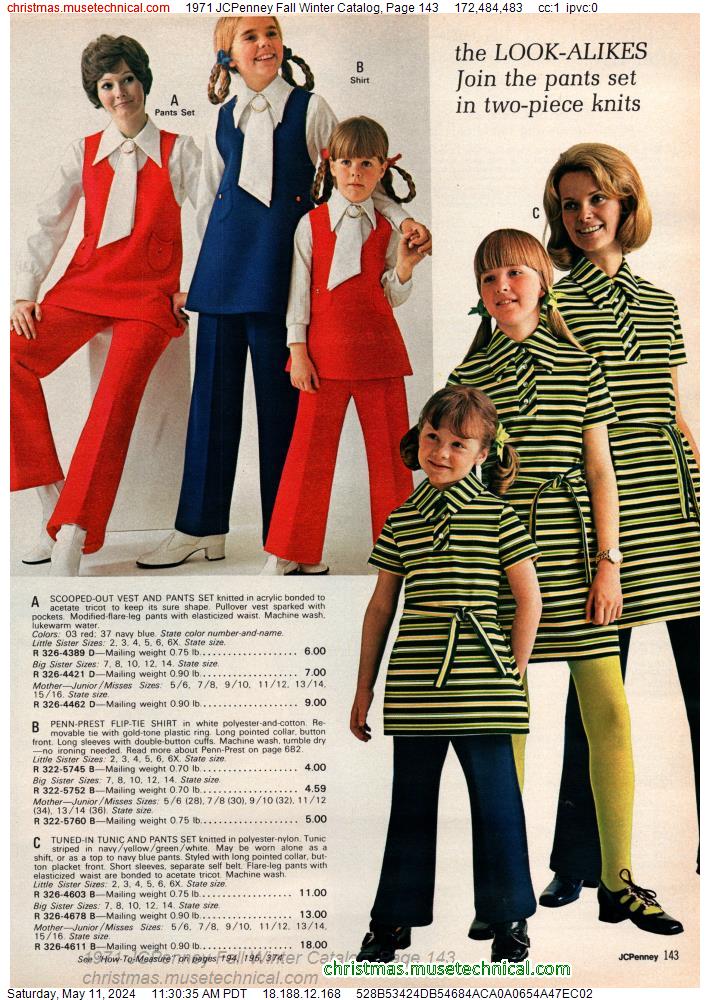 1971 JCPenney Fall Winter Catalog, Page 143