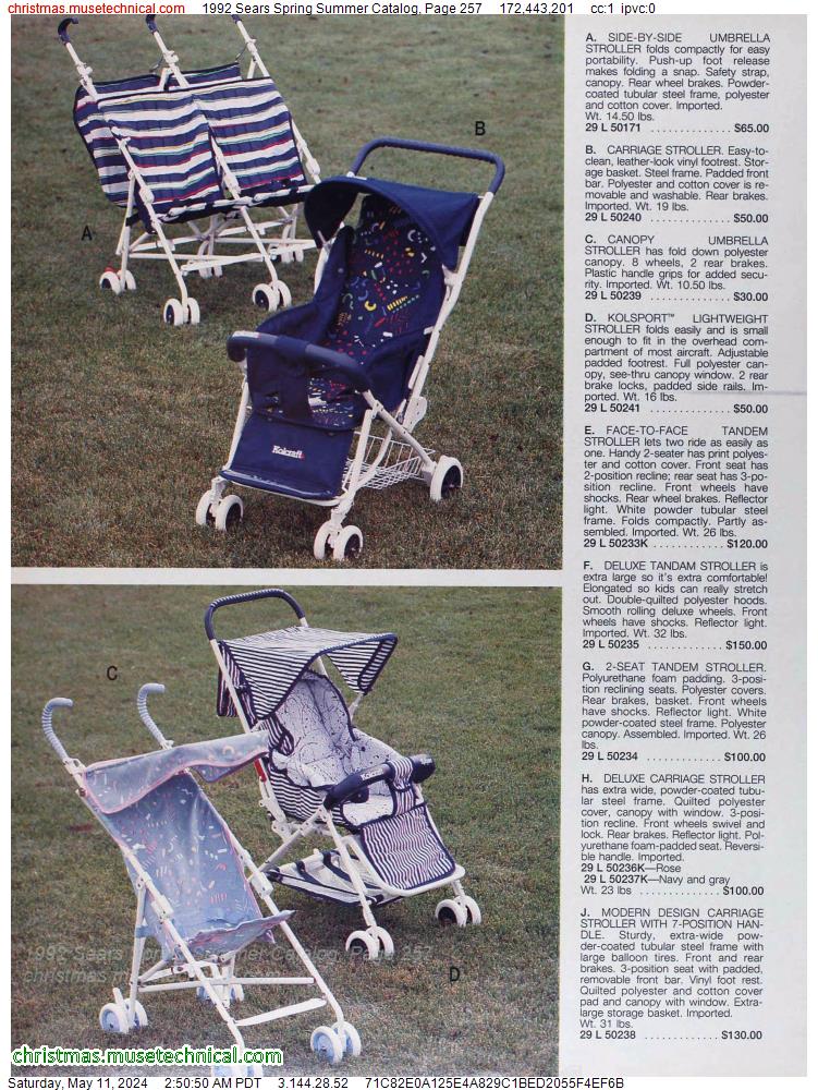 1992 Sears Spring Summer Catalog, Page 257