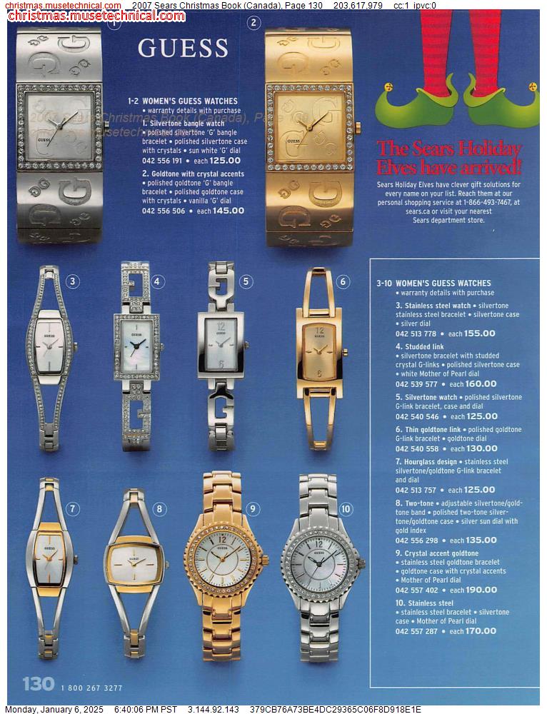 2007 Sears Christmas Book (Canada), Page 130