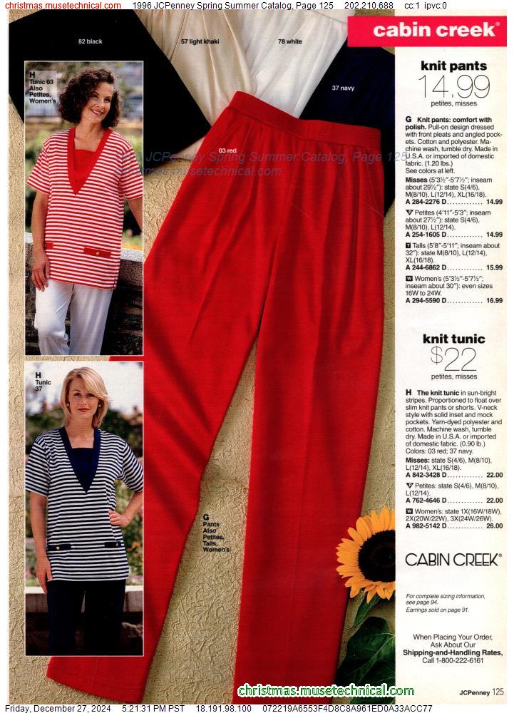 1996 JCPenney Spring Summer Catalog, Page 125