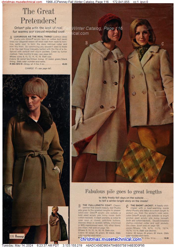 1966 JCPenney Fall Winter Catalog, Page 116