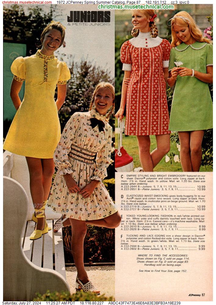 1972 JCPenney Spring Summer Catalog, Page 87