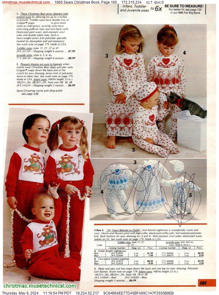 1985 Sears Christmas Book, Page 195