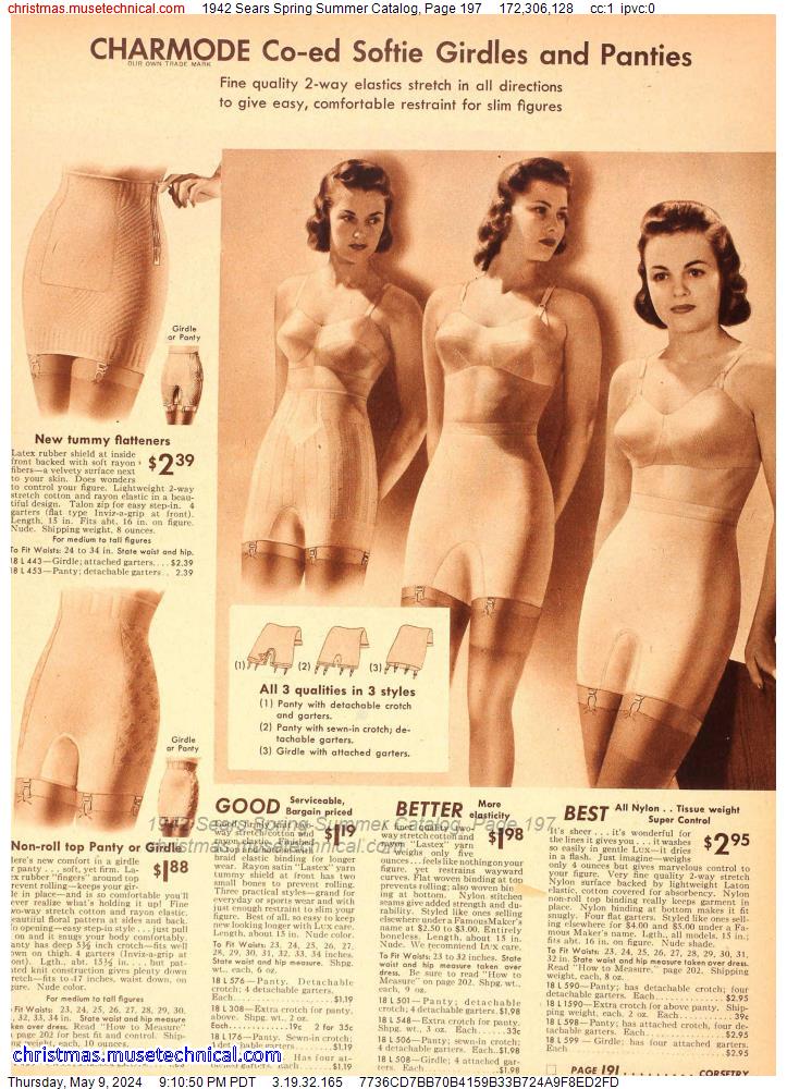 1942 Sears Spring Summer Catalog, Page 197