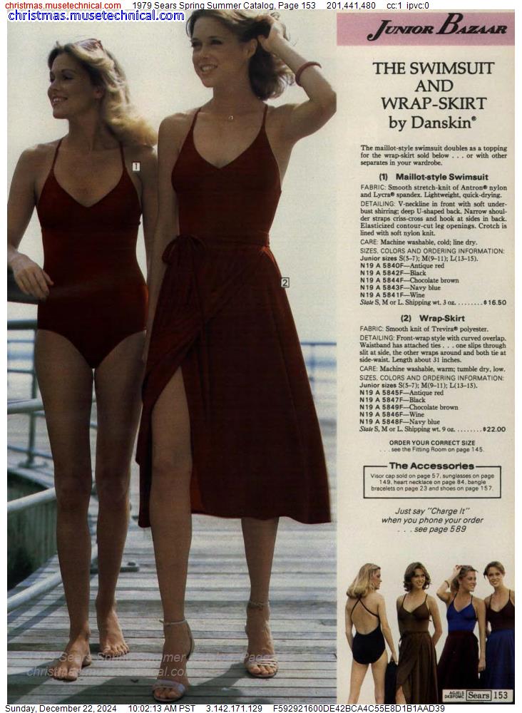 1979 Sears Spring Summer Catalog, Page 153