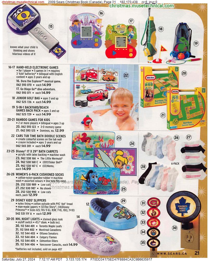 2009 Sears Christmas Book (Canada), Page 21
