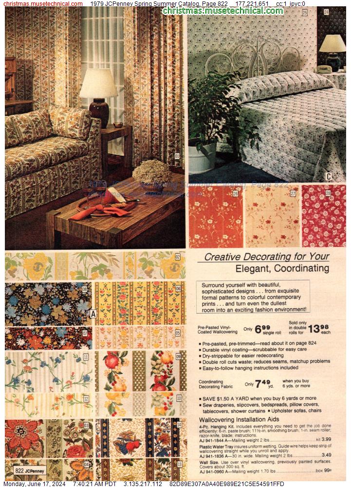 1979 JCPenney Spring Summer Catalog, Page 822