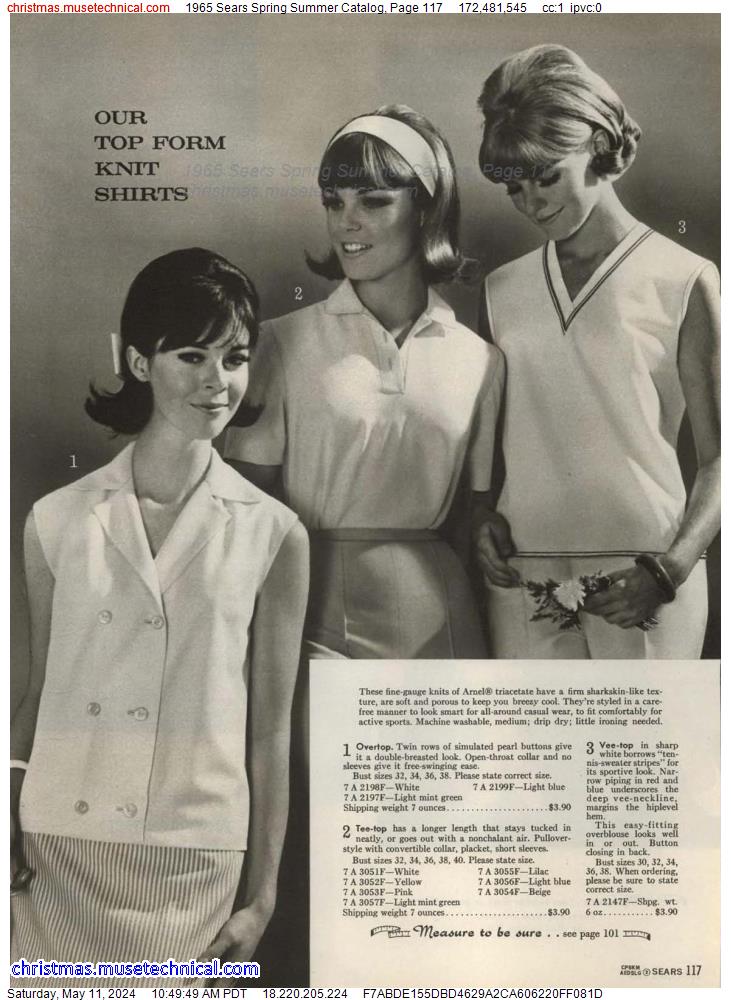 1965 Sears Spring Summer Catalog, Page 117